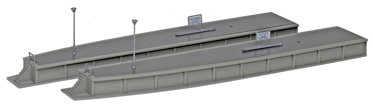 Kato 23-176 N Scale Island Platform End Type C, Left and Right, 200 mm– product image