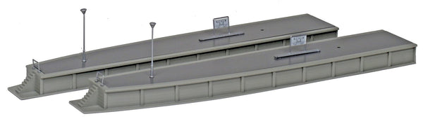 Kato 23-176 N Scale Island Platform End Type C, Left and Right, 200 mm