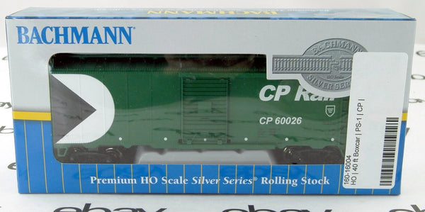Bachmann HO Scale 40-Foot Box Car - CP Rail #60026 Green (16004) — additional product view