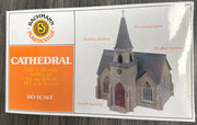 Bachmann HO Plasticville Cathedral Kit - exact product package or detail
