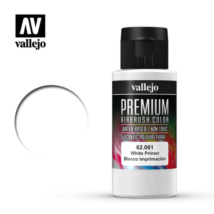 Vallejo Premium Color White Primer — exact product reference