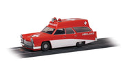 Williams by Bachmann O E-Z Street red and white ambulance 42743