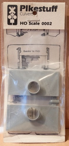 Pikestuff HO concrete culverts two-pack