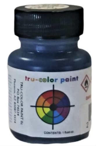 Tru-Color TCP-834 Brushable Flat ATSF Santa Fe Blue 1 oz