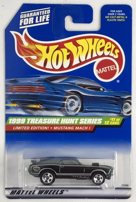 Hot Wheels Treasure Hunt 1999 - Mach 1 Mustang - Green and Black
