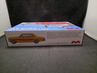 Moebius 2319 Nova SS Coupe packaging describing the six-cylinder engine and kit components