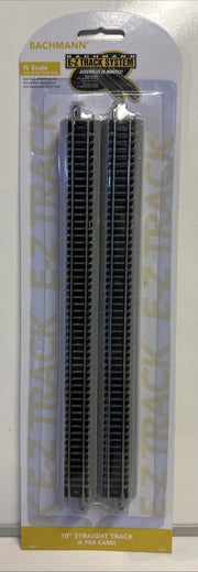 Bachmann N E-Z Track 10" Straight Track 6-Pack – 44815 — additional product view