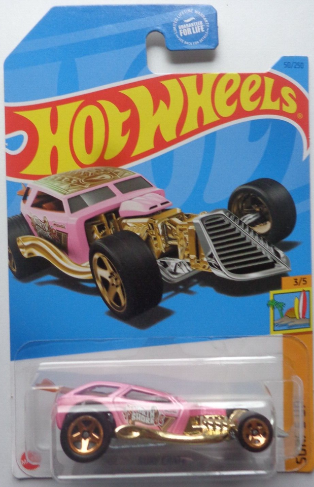 Hot Wheels Treasure Hunt 2023 Surf Crate North Shore Pink and Gold Muncle Mikes