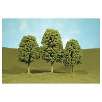 Bachmann 3"–4" Deciduous Trees, 3-Pack (32006) — isolated exact product view