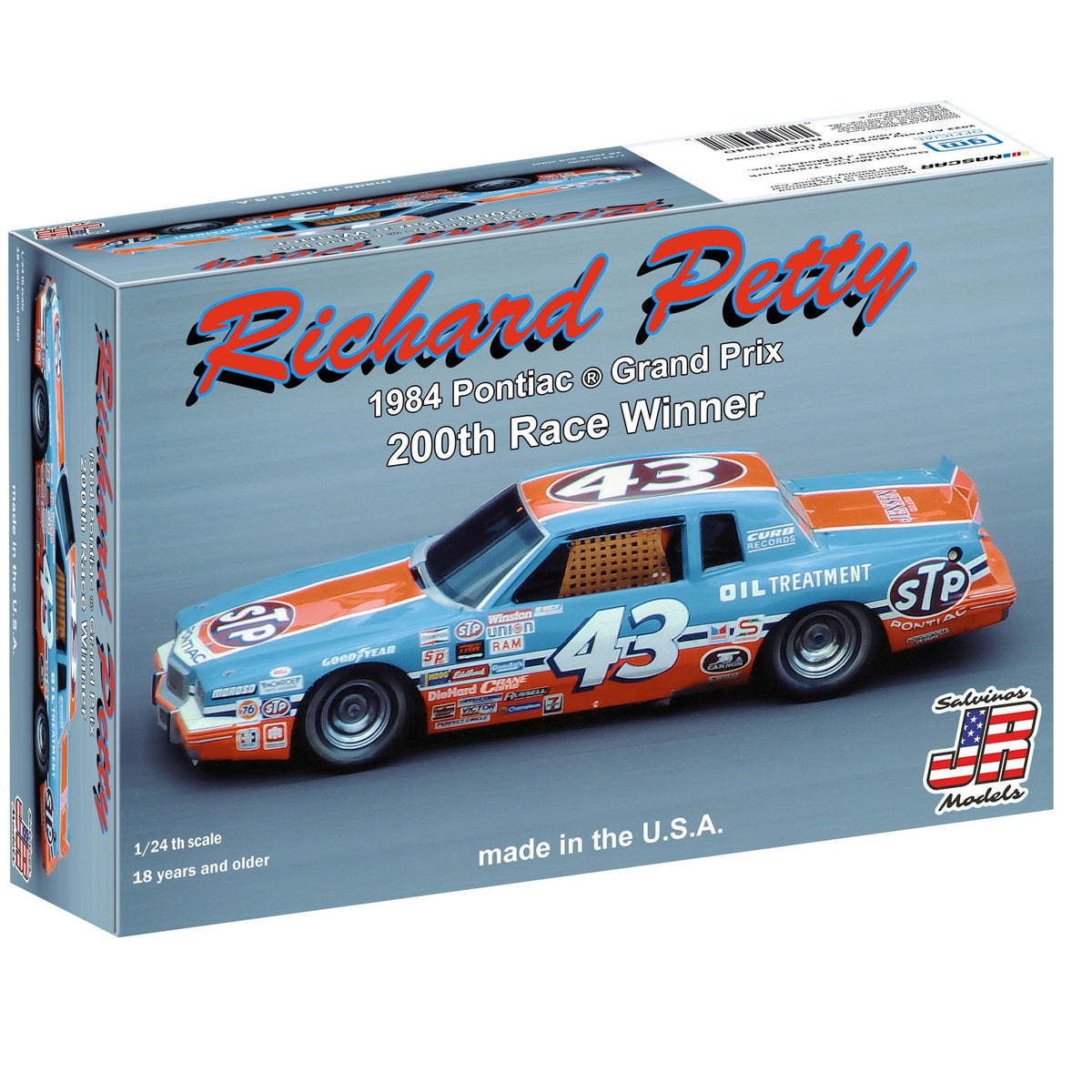 Salvinos JR Richard Petty 1984 Pontiac Grand Prix 1/24 model kit