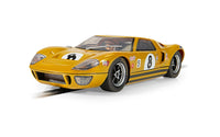 Scalextric C4495 Ford GT40 BOAC 500 1968 Drury and Holland No. 8 slot car, front three-quarter view
