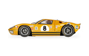 Scalextric C4495 Ford GT40 BOAC 500 1968 Drury and Holland No. 8 slot car, left-side profile