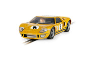 Scalextric C4495 Ford GT40 BOAC 500 1968 Drury and Holland No. 8 slot car, front view