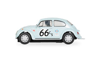 Scalextric C4498 Volkswagen Beetle Blue 66 slot car, left-side profile