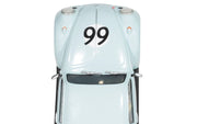 Scalextric C4498 Volkswagen Beetle Blue 66 slot car, hood detail