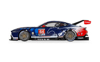 Scalextric C4503 Ford Mustang GT3 Multimatic Motorsports No. 64 Daytona 2024 slot car, left-side profile