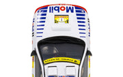 Scalextric C4507 Subaru Impreza WRX 1997 ERC Champion No. 1 slot car, hood and roof detail