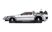 Scalextric C4541 Back to the Future Part II Flying Time Machine slot car, left-side profile