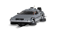 Scalextric C4541 Back to the Future Part II Flying Time Machine slot car, front view