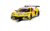 Scalextric C4558 Chevrolet Corvette C8.R No. 33 Le Mans GTE AM winner 2023 slot car, front view