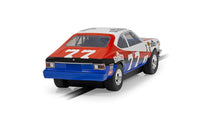 Scalextric C4583 AMC Hornet Trans Am Buzz Dwyer No. 77 slot car, rear three-quarter view