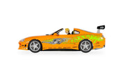 Scalextric C4591 Brian O'Conner Toyota Supra Fast and Furious orange slot car, left-side profile
