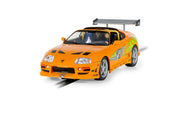 Scalextric C4591 Brian O'Conner Toyota Supra Fast and Furious orange slot car, front view