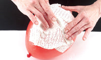 Scene-A-Rama SP4140 Plaster Cloth application over a balloon; balloon is a project aid