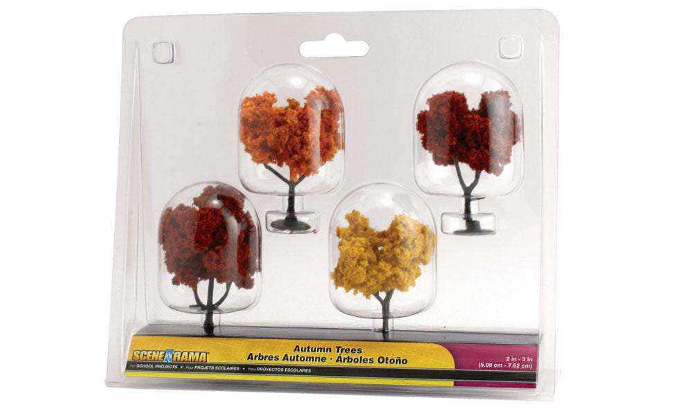 Scene-A-Rama SP4153 Autumn Trees four-tree retail package
