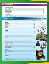 Scene-A-Rama SP4170 Project Book manufacturer preview of table of contents, page 4