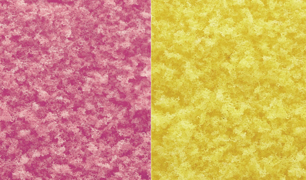 Scene-A-Rama SP4188 Yellow and Pink Flowers scenery material close-up texture