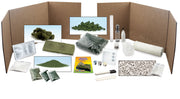 Scene-A-Rama SP4111 Mountain Diorama Kit construction and scenery materials; project base sold separately.
