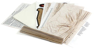 Scene-A-Rama SP4133 Tepee Village Kit pre-cut graphics, sticks, adhesive spots and instructions.