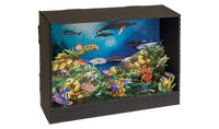 Scene-A-Rama SP4242 Ocean Kit, assembled ocean diorama example; ShowBox sold separately