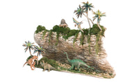 Scene-A-Rama SP4261 Dinosaur Ridge, assembled and painted diorama example