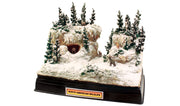 Scene-A-Rama SP4449 North American Wildlife figures in a diorama example; base and scenery not included