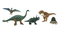 Woodland Scenics SP4450 Prehistoric Life Scene Setters, close-up of five figures