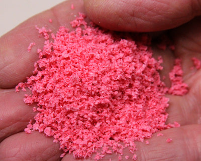 Scenic Express 6523 Pink Peony Leaf Petals, 24 oz Eco Pak; manufacturer leaf-flake sample in hand, package not shown.