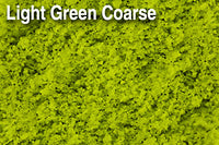 Scenic Express 802E Light Green Coarse, 48 oz Eco Pak; manufacturer ground-cover texture detail, package not shown.