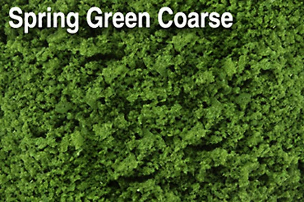 Scenic Express 811B Spring Green Coarse flock and turf, 32-ounce shaker