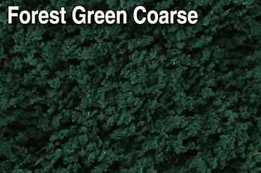 Scenic Express 816B Forest Green Coarse, 32 oz; manufacturer ground-cover texture detail, package not shown.