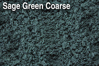 Scenic Express 825E Sage Green Coarse, 48 oz Eco Pak; manufacturer ground-cover texture detail, package not shown.