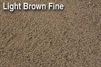 Scenic Express 830E Light Brown Fine, 48 oz Eco Pak; manufacturer ground-cover texture detail, package not shown.