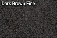 Scenic Express 850E Dark Brown Fine, 48 oz Eco Pak; manufacturer ground-cover texture detail, package not shown.