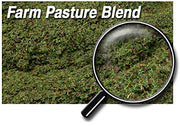 Scenic Express 886B Farm Pasture Blend, 32 oz; manufacturer ground-cover texture detail; package not shown.