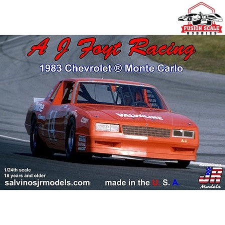 Salvinos JR Models AJ Foyt Racing #14 1983 Chevrolet Monte Carlo Race Car — exact product reference