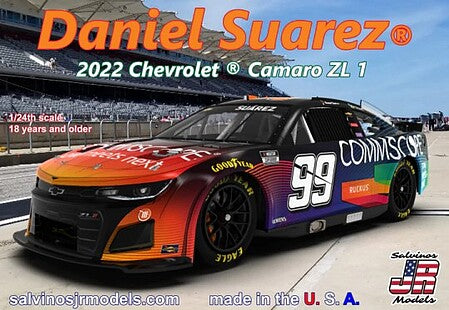 Salvinos JR Models THC2022DSP 1/25 2022 Daniel Suárez Chevrolet Camaro Kit product image