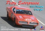 Salvinos JR Models PEDC1972D Petty Enterprises #11 STP 1972 Dodge Charger