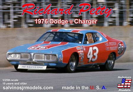 Salvinos JR Richard Petty 1976 Dodge Charger – 1:25 Scale Model Kit product image