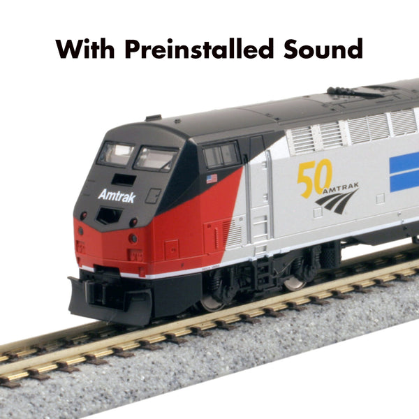 N GE P42 Amtrak Phase I #161 (50th Anniversary) w/ Preinstalled Sound (176-6036-LS) exact product view 1